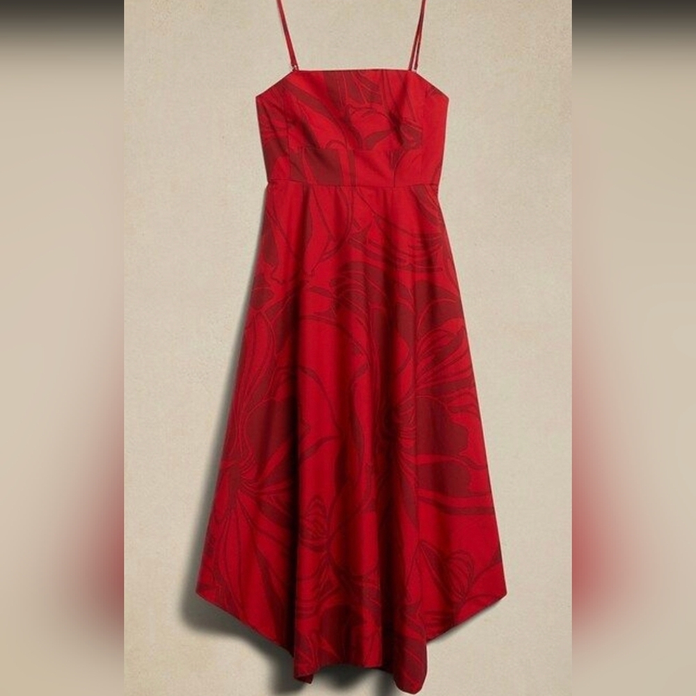 Banana Republic Asymmetrical - Hem Midi Dress